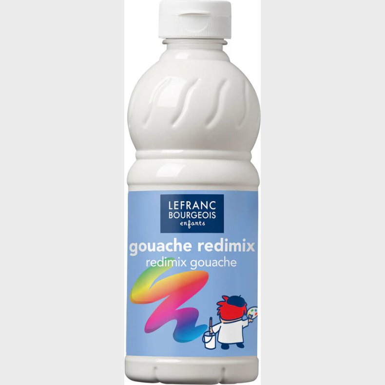 Lefranc & Bourgeois - Akrylmaling - Redimix - Hvid - 500 Ml