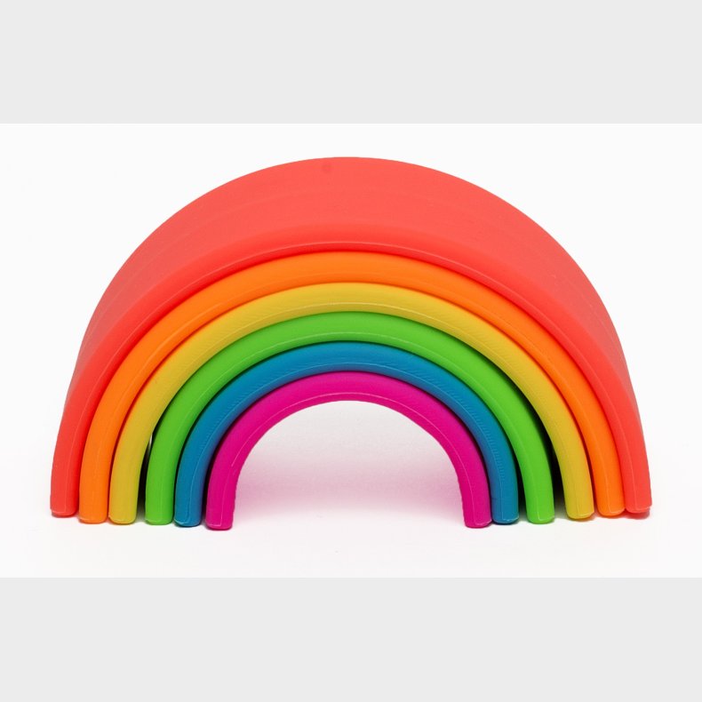 Dna | Regnbue i silikone - Neon, 6 dele