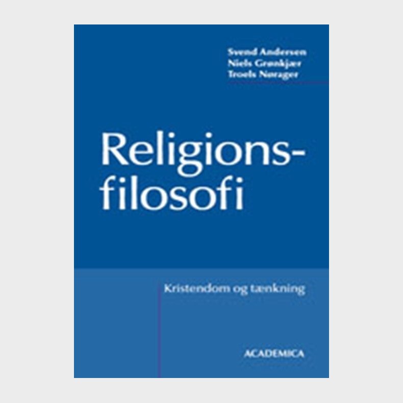 Religionsfilosofi - Svend Andersen - Bog
