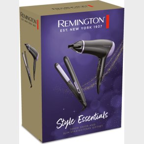 Remington D3016gp - Style Essentials Gift Set - Hair Dryer & Straightener