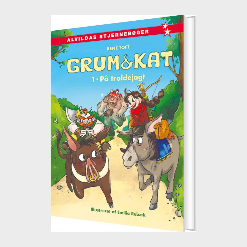 Grum & Kat 1: P� Troldejagt - Ren� Toft - Bog