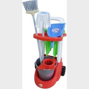 Reng�ringsvogn Til B�rn - Inkl. Redskaber - 61 Cm - Polesie