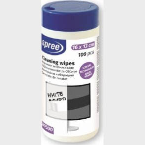 Renseservietter 16 X 13 Cm - 100 Stk - Spree