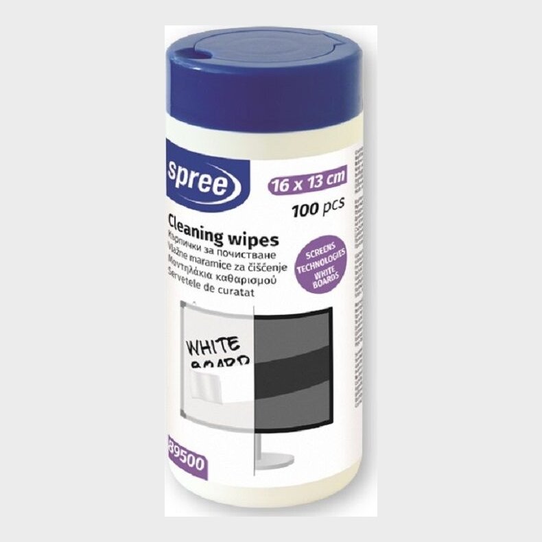 Renseservietter 16 X 13 Cm - 100 Stk - Spree