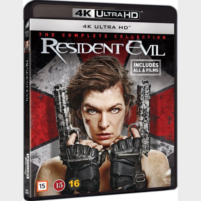 Resident Evil 1-6 - The Complete Collection - 4K Blu-Ray