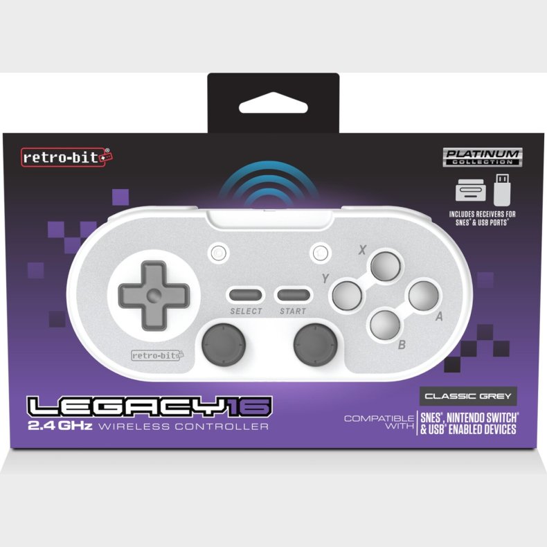 Retro-bit - Legacy 16 Tr�dl�s Controller - Gr�