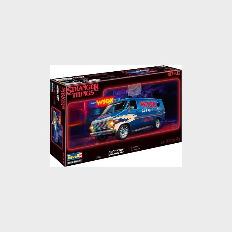 Revell 07732 - Stranger Things Squawk Van - 1:25 - Build & Paint