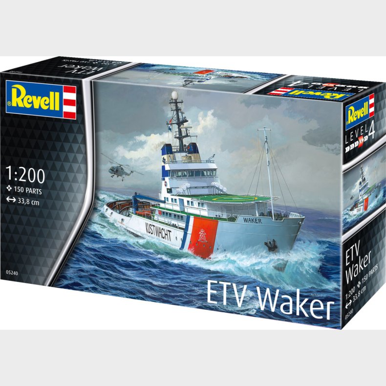 Revell - Etv Waker Model Skib Bygges�t - 1:200 - 05240