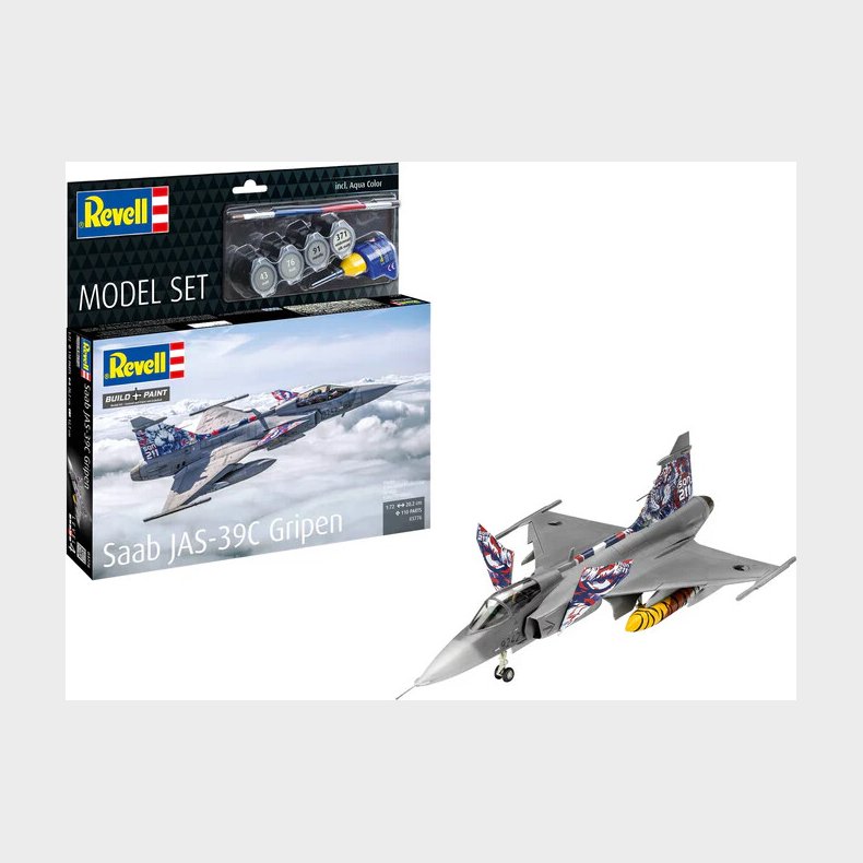 Revell - Saab Jas-39c Gripen 1:72 - 63776 - Revell