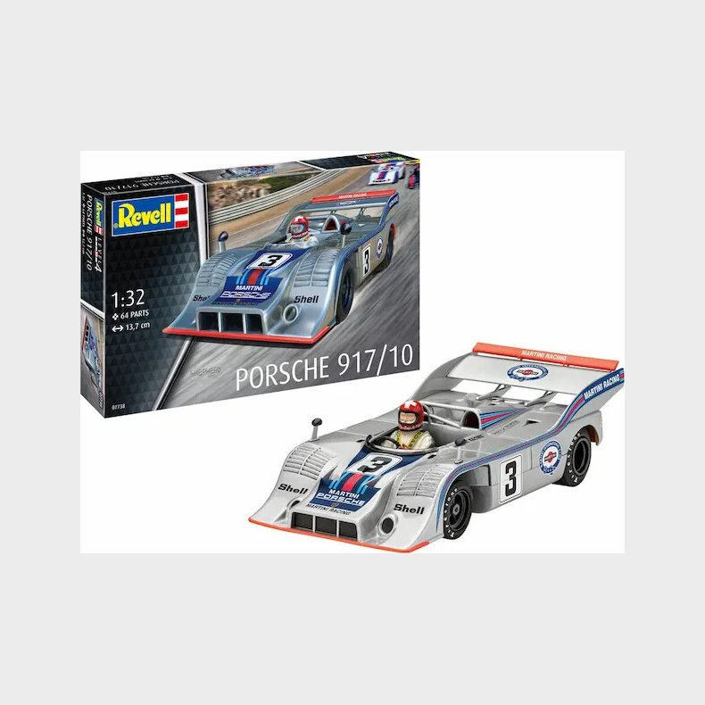 Revell - Porsche 917/10 Bil Byggest - 1:32 - Level 4 - 07738