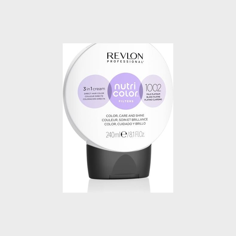Revlon Nutri Color Filters - Farvebombe - 1002 Platinum 240 Ml