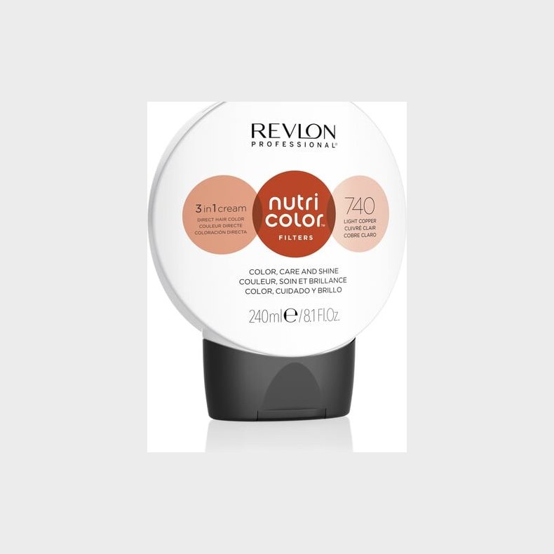 Revlon - Nutri Color Filters Toning Farvebombe 240 Ml - 740 Light Copper