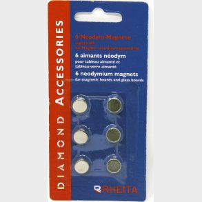 Rheita Magnet Rund Super 6 Stk 10 Mm