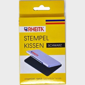 Rheita Stempelpude 12,2 X 8,4 X 1,4 Cm - Sort