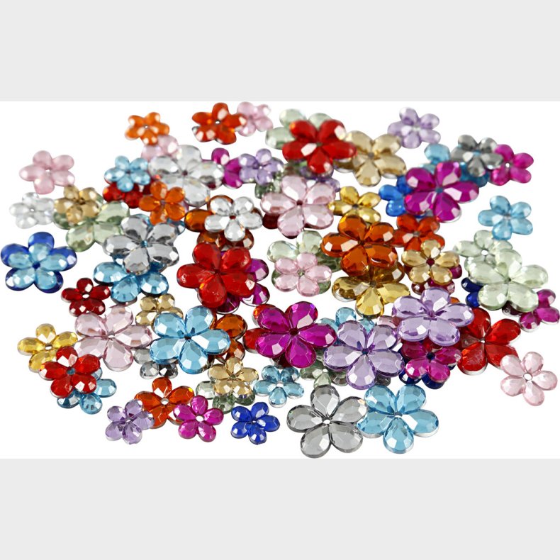 Rhinsten - Forskellige Farver - � 6+10+12 Mm - 252 Stk.