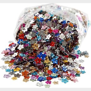 Rhinsten Klistermrker - Selvklbende - Flere Farver - 2520 Stk.