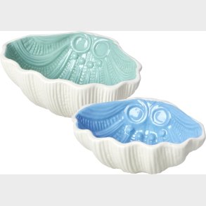 Rice - Keramisk Skalskl I Bl Og Grn - St Med 2