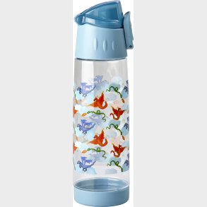 Rice - Kids Drinking Bottle With Dragon Print - Blue - 500 Ml
