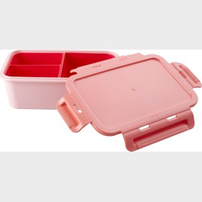 Rice - Lunchbox With 3 Inserts - Coral And Red