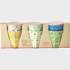 Rice - Melamine Cups With Show Your True Colors Prints - Small - 160 Ml