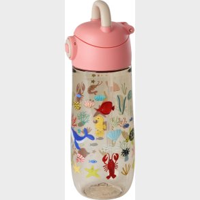 Rice - Plastic Kids Drinking Bottle With Coral Ocean Print - 550 Ml (plbot-ocei)