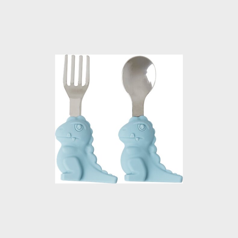 Bestikst Til Brn - Med Dinosaurer - Rice - Bl