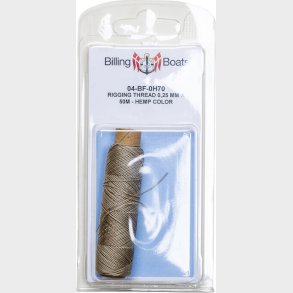 Rigging Thread 0,25 Mm X 50 M - Hemp Color - 04-bf-0h70 - Billing Boats