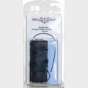 Rigging Thread 0,5 Mm X 50 M - Black - 04-bf-0b71 - Billing Boats