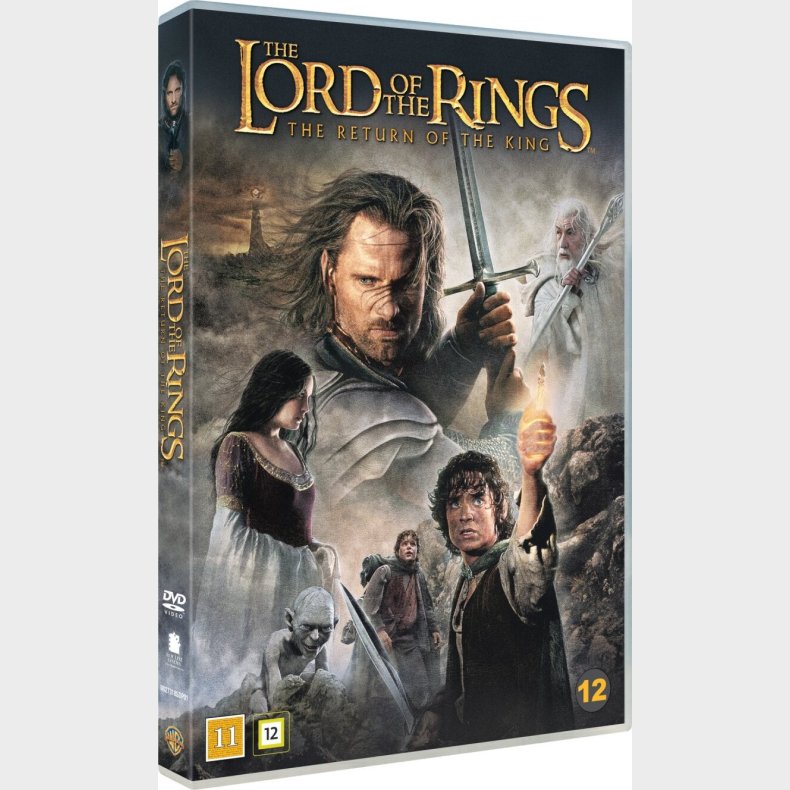 Ringenes Herre 3 - Kongen Vender Tilbage / Lord Of The Rings 3 - Return Of The King - DVD - Film