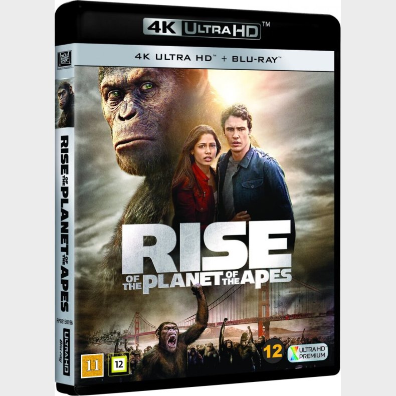 Rise Of The Planet Of The Apes - 4K Blu-Ray