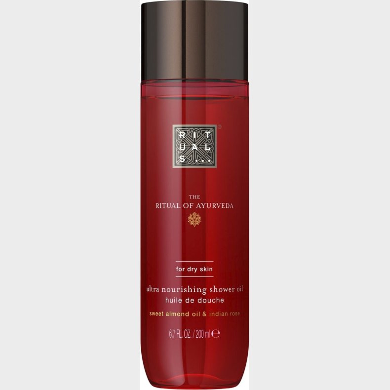 Rituals - The Ritual Of Ayurveda Shower Oil 200 Ml