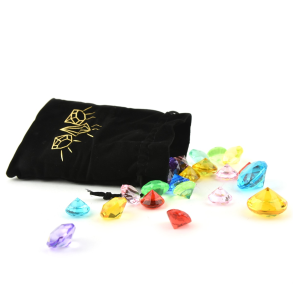 Robetoy | Diamanter i velourpose, 47 stk