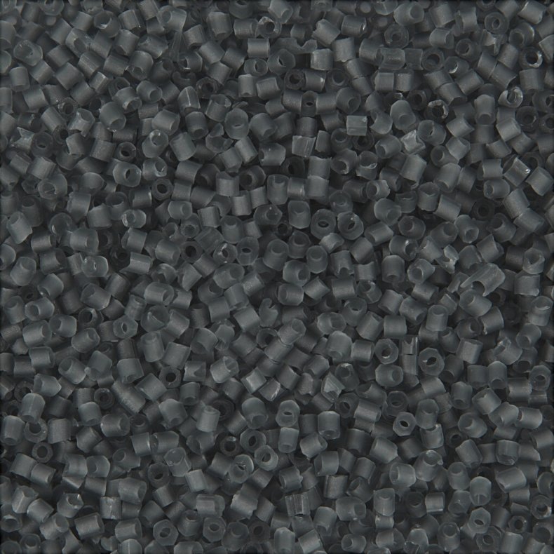 Rocaiperler - Glasperler - 2-cut  1,7 Mm Hul 0,5 Mm - Transparent Gr - 25 G