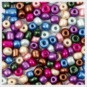 Creativ Company | Rocaiperler 5 mm - Metallicfarver, 720 gr.