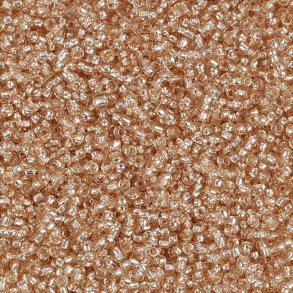 Rocaiperler - Glasperler -  1,7 Mm Hul 0,5-0,8 Mm - Fersken - 25 G