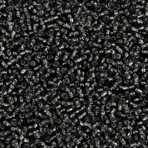 Rocaiperler - Glasperler -  1,7 Mm Hul 0,5-0,8 Mm - Grgrn - 25 G