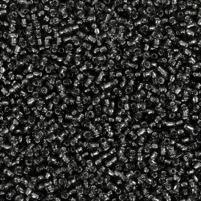 Rocaiperler - Glasperler -  1,7 Mm Hul 0,5-0,8 Mm - Grgrn - 500 G