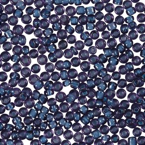 Rocaiperler - Glasperler -  1,7 Mm Hul 0,5-0,8 Mm - Lilla - 25 G