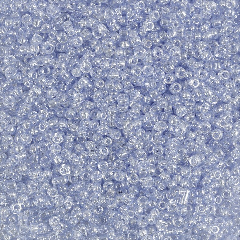 Rocaiperler - Glasperler - � 1,7 Mm Hul 0,5-0,8 Mm - Lysebl� - 25 G