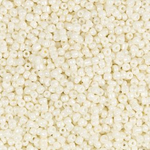 Rocaiperler - Glasperler -  1,7 Mm Hul 0,5-0,8 Mm - Perlemor - 25 G