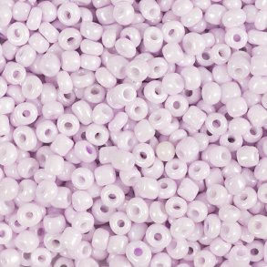 Rocaiperler - Glasperler -  3 Mm Hul 0,6-1,0 Mm - Soft Rosa - 25 G