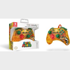 Pdp - Rock Candy Controller Til Nintendo Switch - Bowser