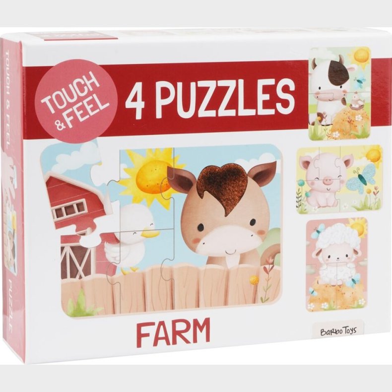 Rr Og Fl Puslespil - Bondegrdsdyr