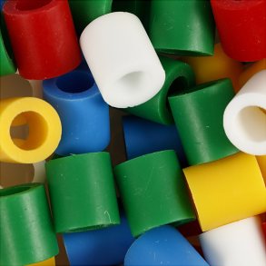 Rr Perler Til Perleplader - Jumbo - Standardfarver - 3200 Stk. - Nabbi