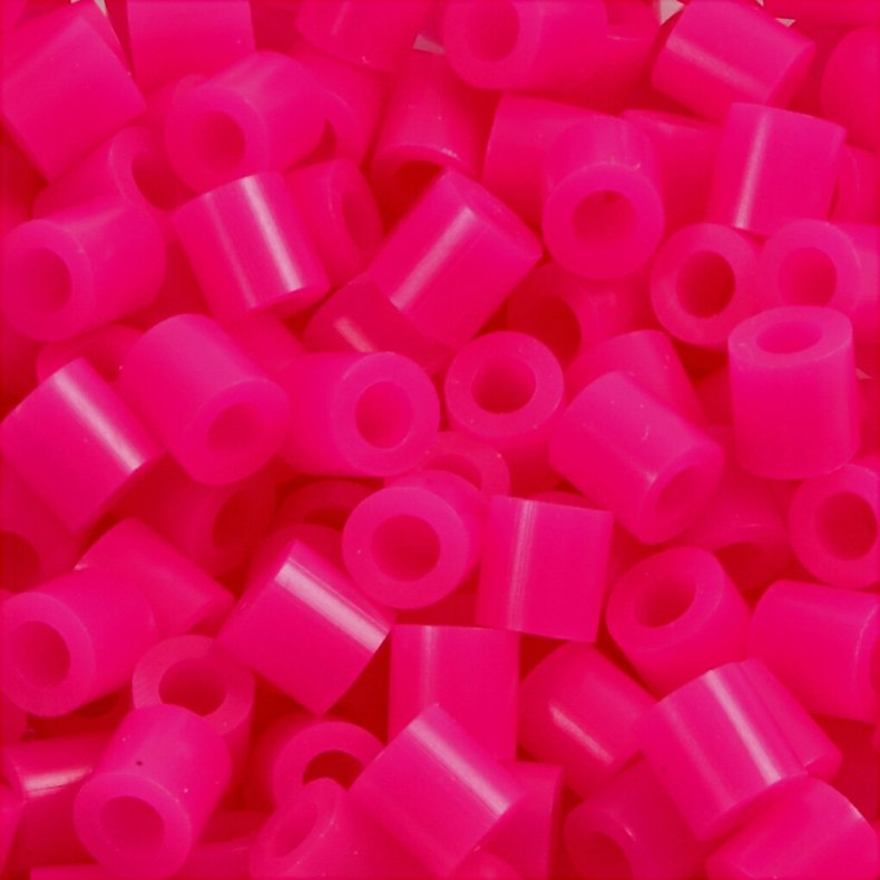 Rr Perler Til Perleplader - Medium - Cerise - 1100 Stk. - Nabbi