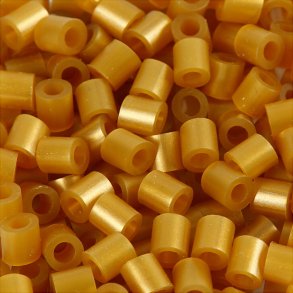 R�r Perler Til Perleplader - Medium - Guld - 1100 Stk. - Nabbi