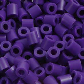 Rr Perler Til Perleplader - Medium - Mrk Lilla - 1100 Stk. - Nabbi