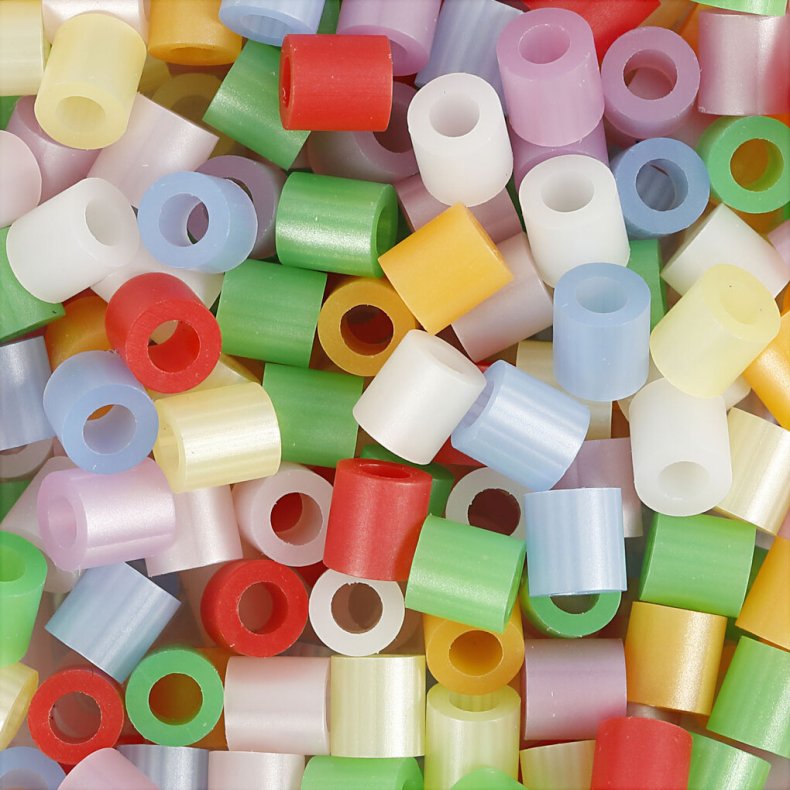 Rr Perler Til Perleplader - Medium - Perlemorsfarver - 5000 Stk. - Nabbi