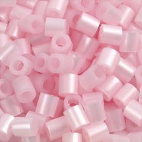 R�r Perler Til Perleplader - Medium - Rosa Perlemor - 6000 Stk. - Nabbi