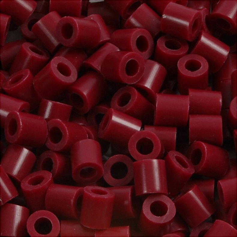 R�r Perler Til Perleplader - Medium - Vinr�d - 6000 Stk. - Nabbi